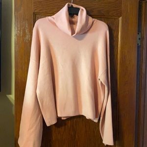 Forever 21 pink turtleneck sweater
